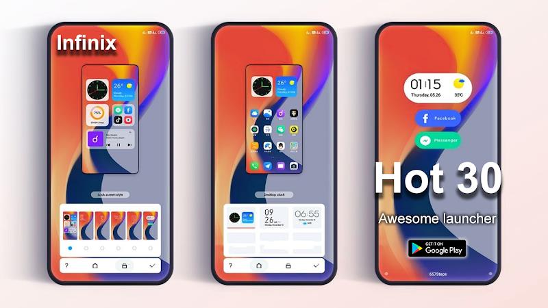 Infinix Hot 30 Launcher:Themes Ảnh chụp màn hình 2