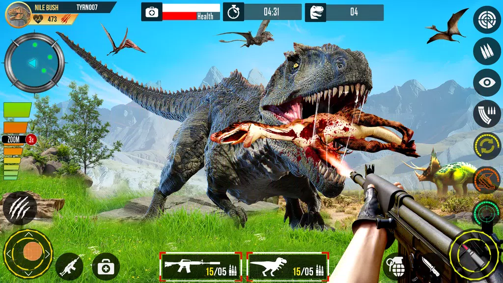 Real Dino Hunting Gun Games ภาพหน้าจอ 1