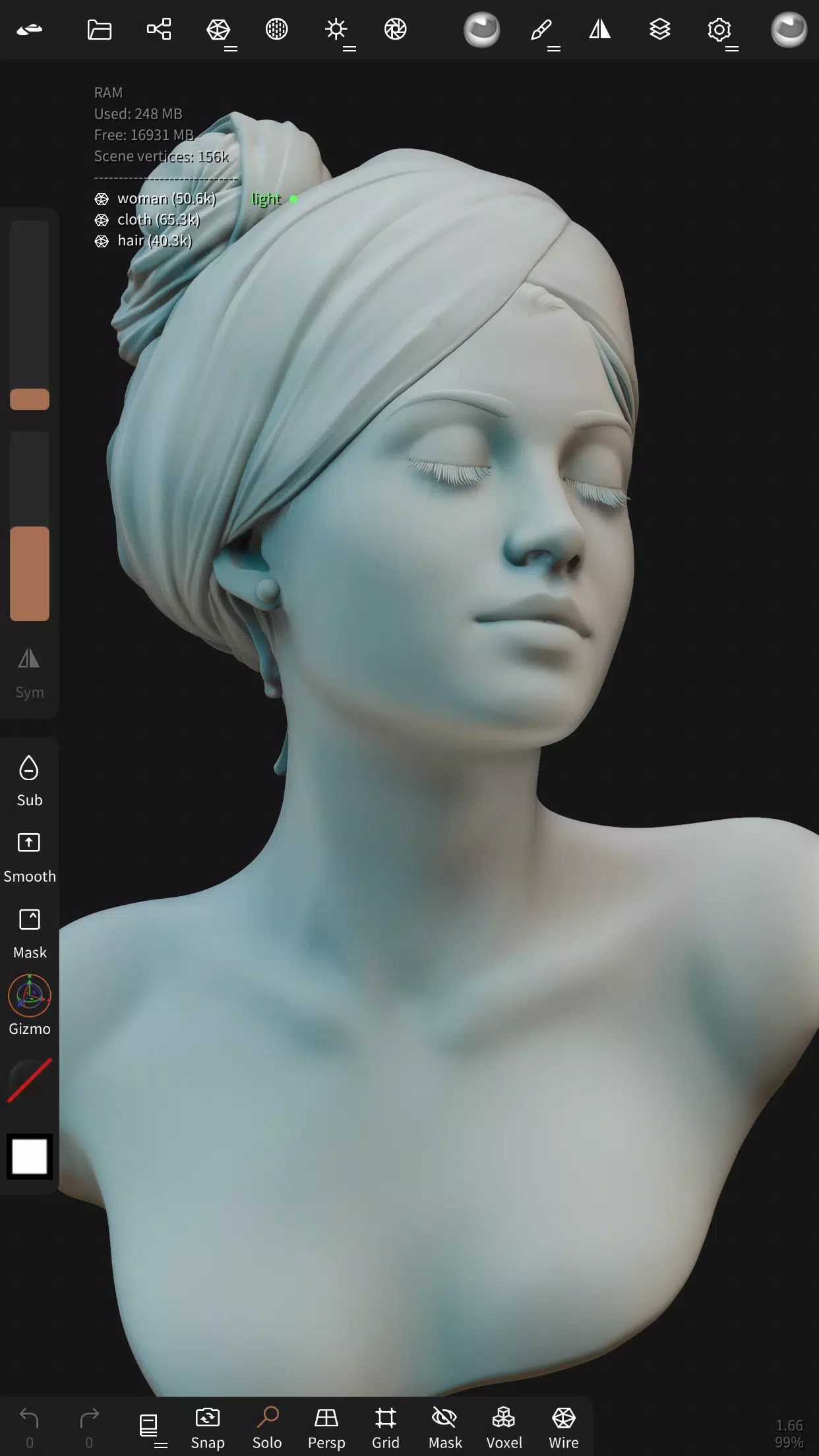 Nomad Sculpt Captura de pantalla 2