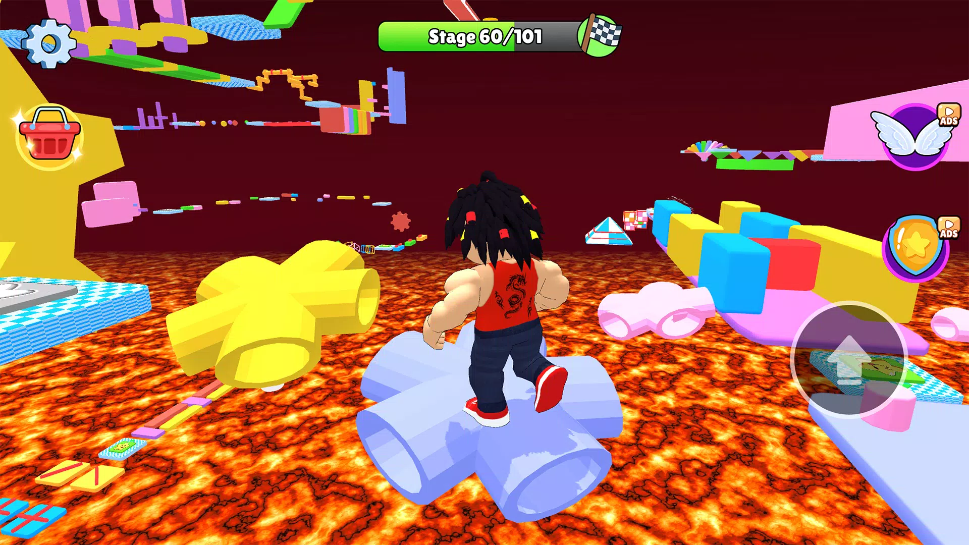 Parkour Adventure Jump Up Game Screenshot 3