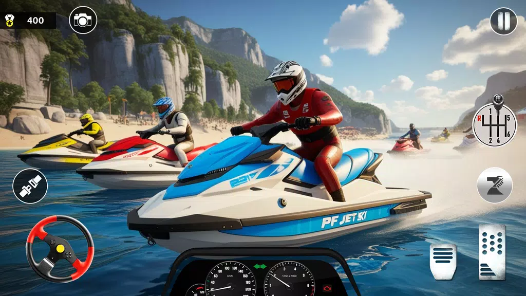 Super Jet Ski 3D Offline Game ภาพหน้าจอ 0