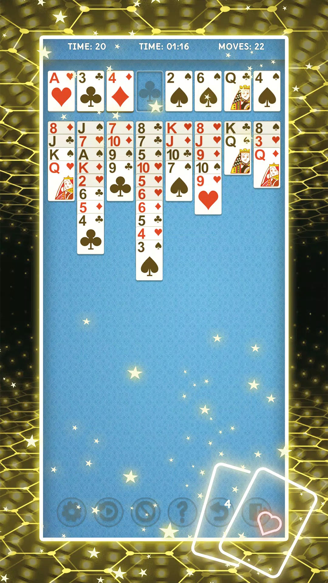 EasyCell Solitaire Game Screenshot 1