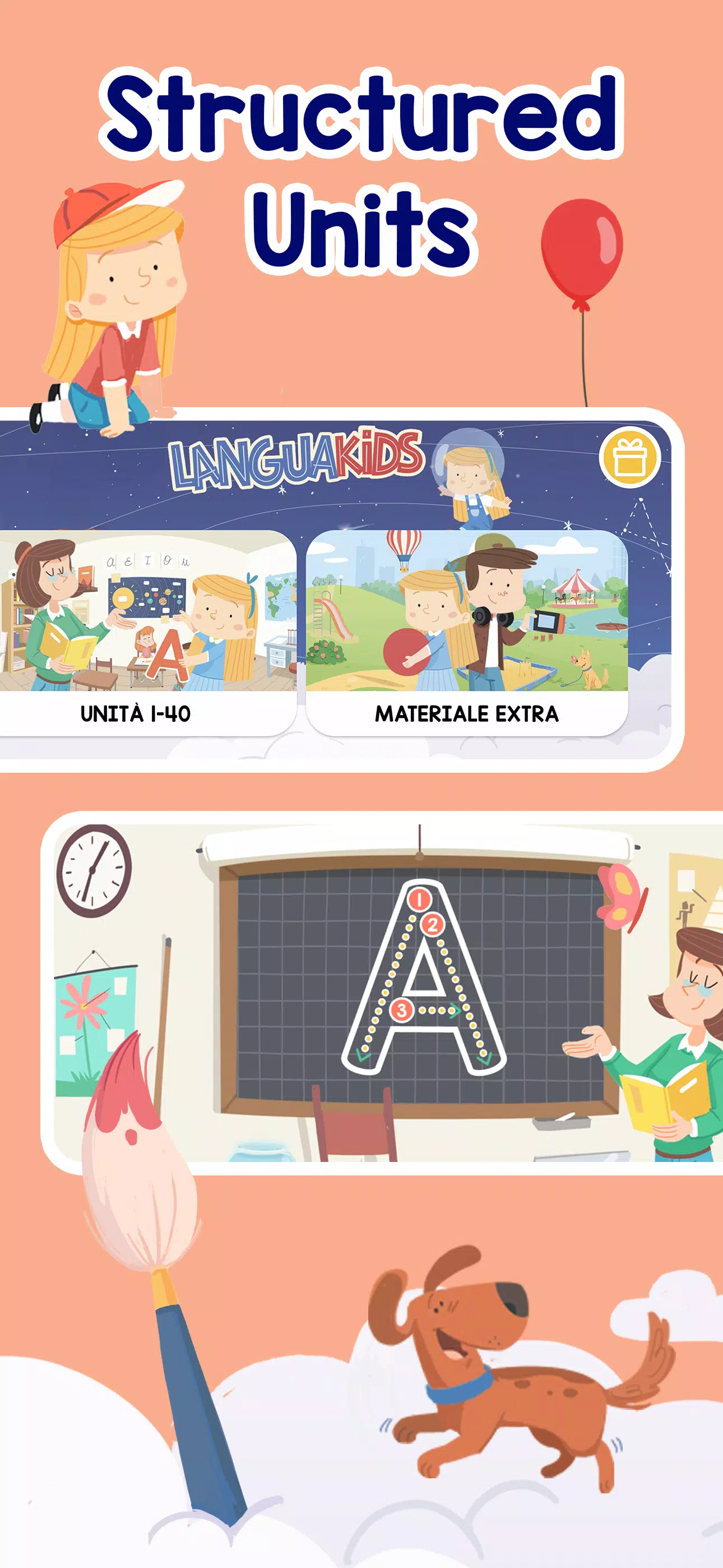 LANGUAKIDS: Italian for kids Zrzut ekranu 2