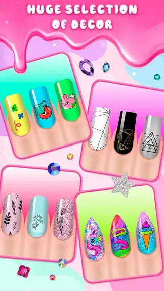 Girls Nail Salon Game:Nail Art Скриншот 1