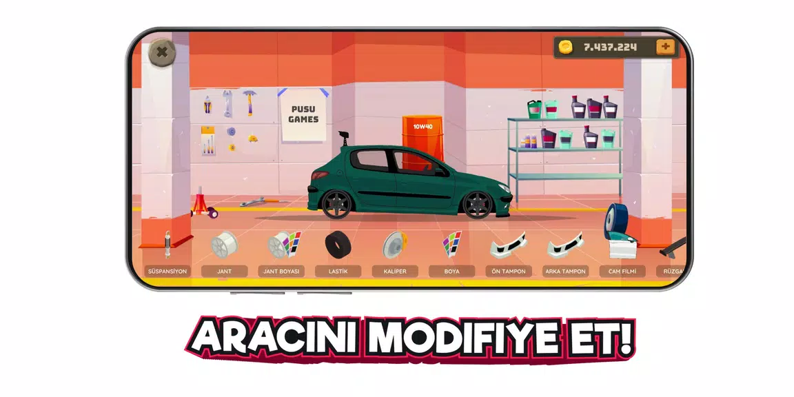 2d Car Series Tuning Game স্ক্রিনশট 2