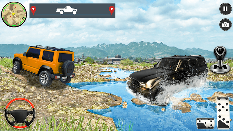 4x4 Turbo Jeep Racing Mania Tangkapan skrin 1