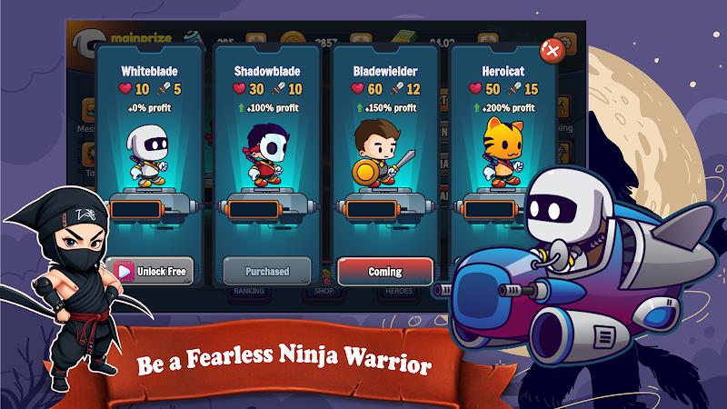 Ninja Boss Hunter - Earn Money ဖန်သားပြင်ဓာတ်ပုံ 0