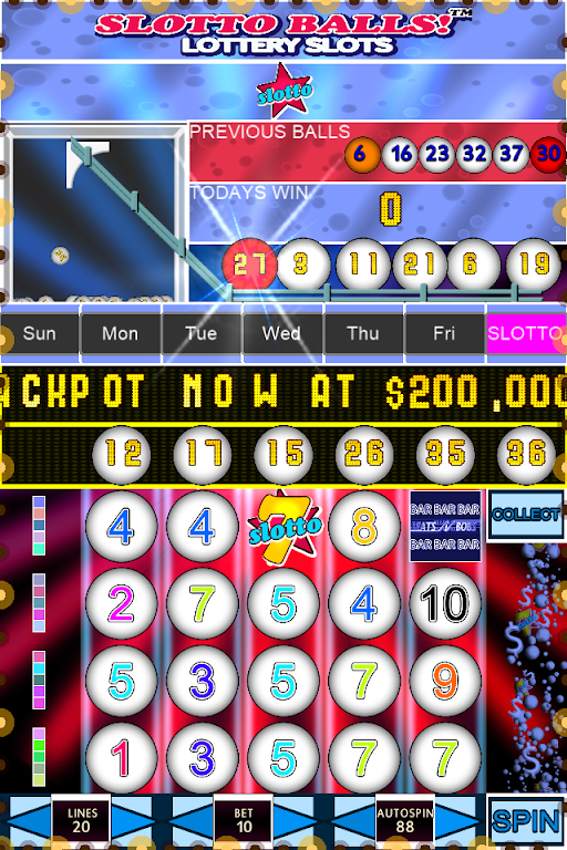 Slotto Balls™ Lottery Fruit Machine Tangkapan skrin 1