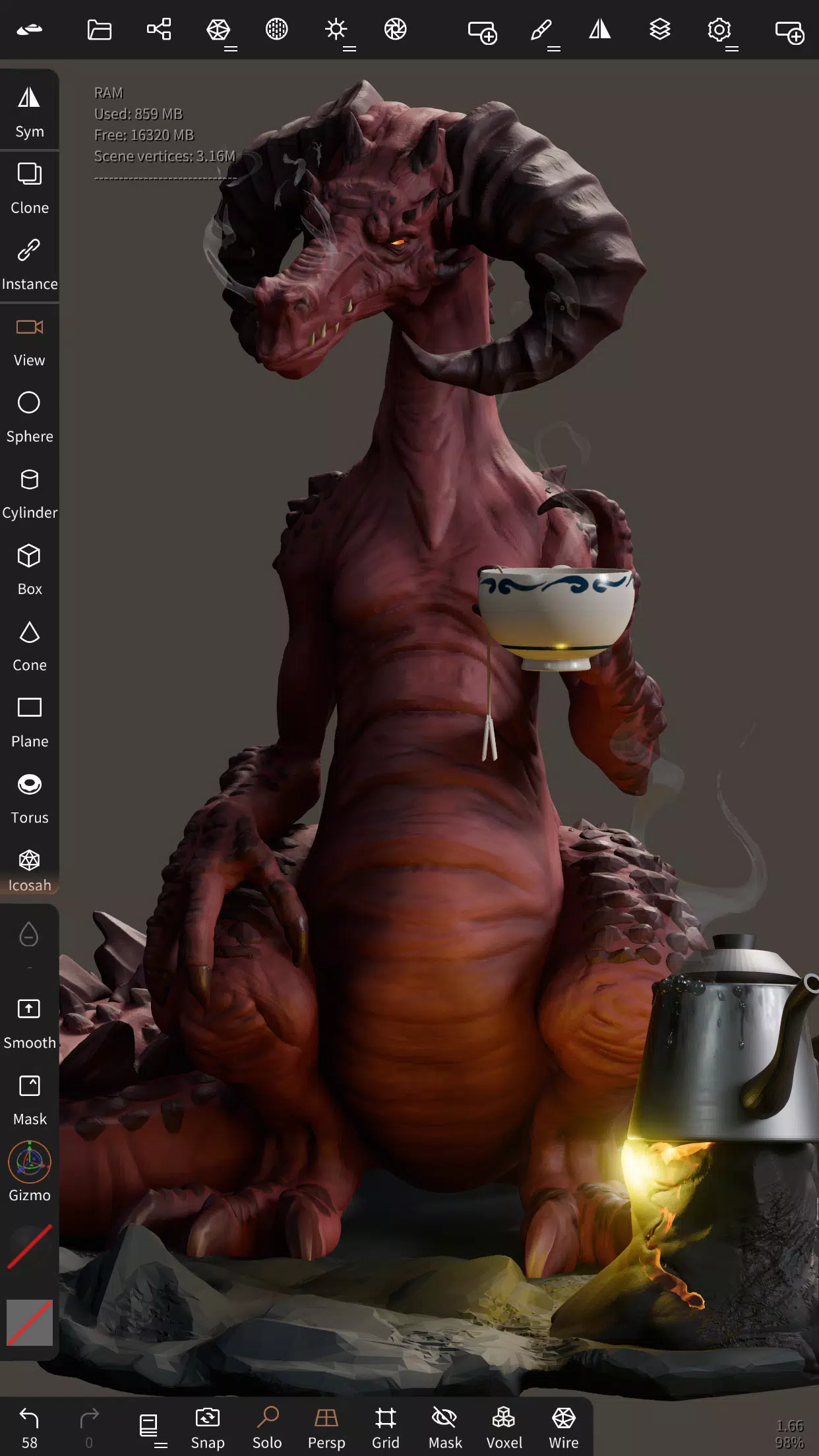 Nomad Sculpt Captura de pantalla 1