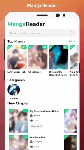 Manga Reader- Best Free Manga Online & Offline Capture d'écran 3