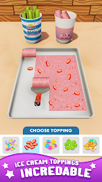 Ice Cream Roll: Dessert Games Capture d'écran 0