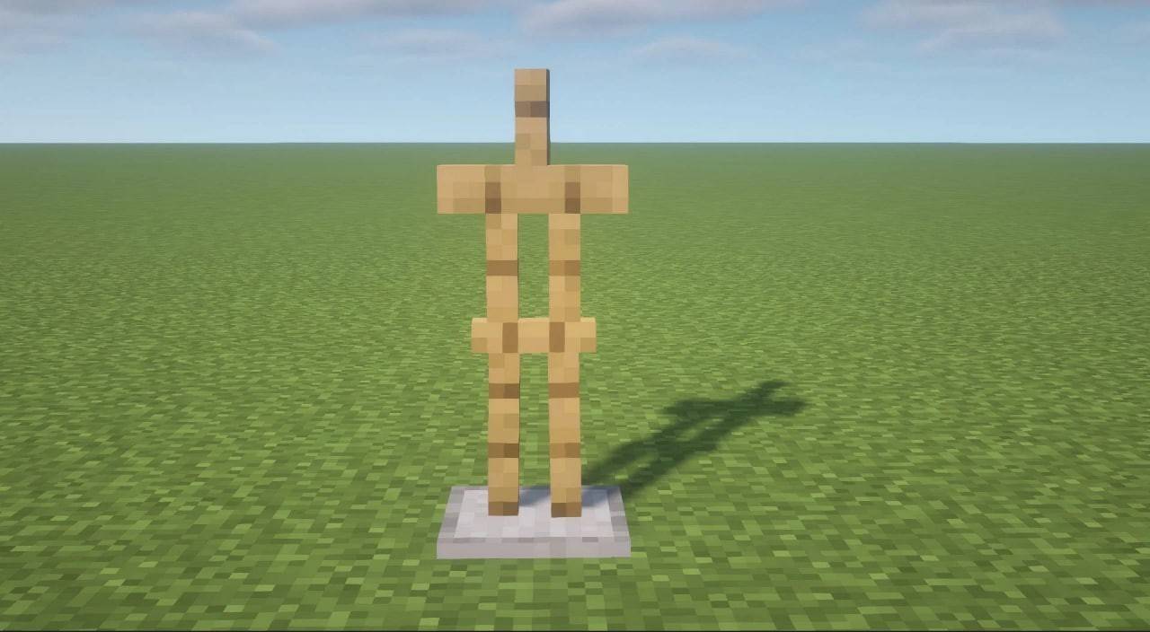 Sta voor pantser minecraft