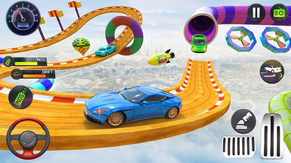 Mega Ramp Car Stunts Race Schermafbeelding 2