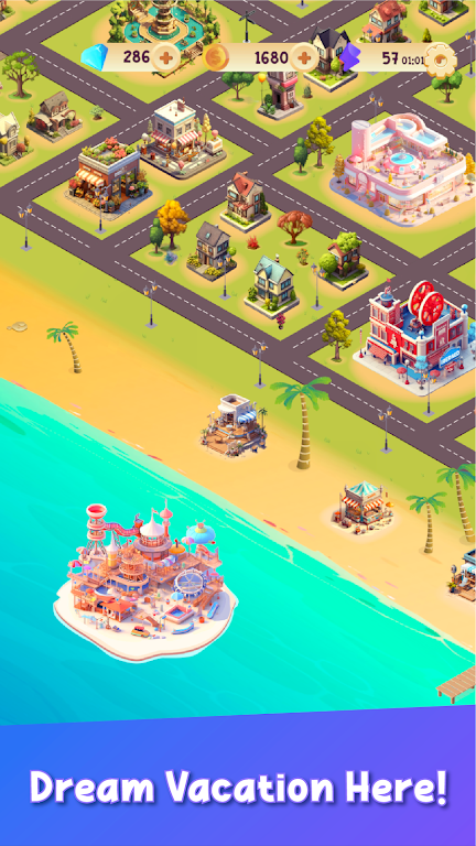 Merge Island - Dream Town Game Schermafbeelding 3