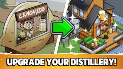 Idle Distiller Tycoon Game Captura de pantalla 2