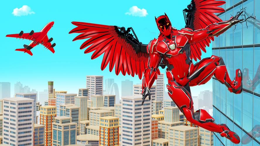 Flying Pigeon Robot Car Game 스크린샷 2