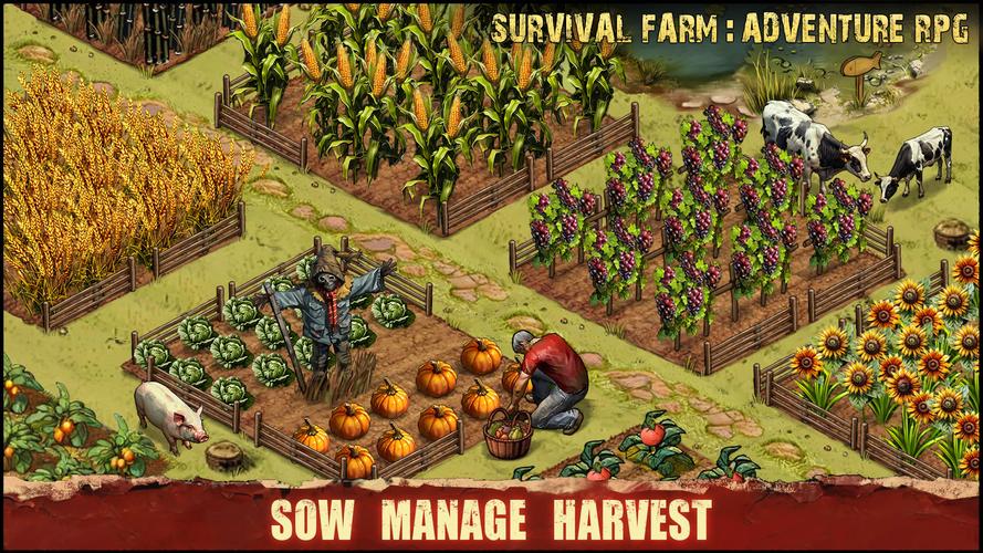 Survival Farm: Adventure RPG স্ক্রিনশট 1