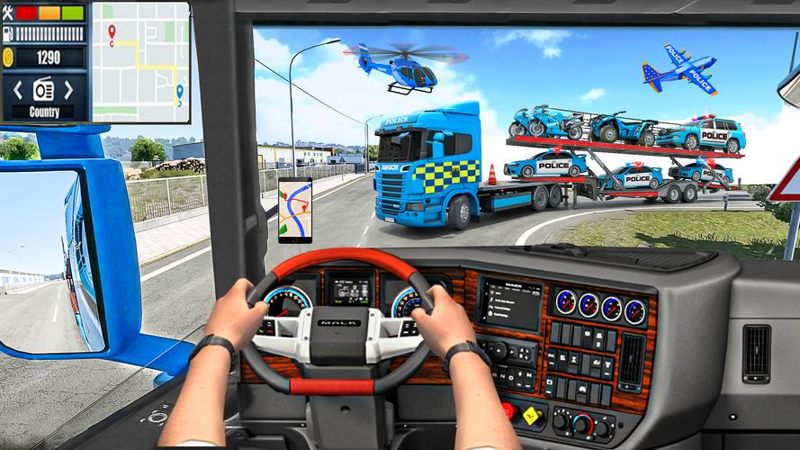 US police Cars Transport truck應用截圖第2張