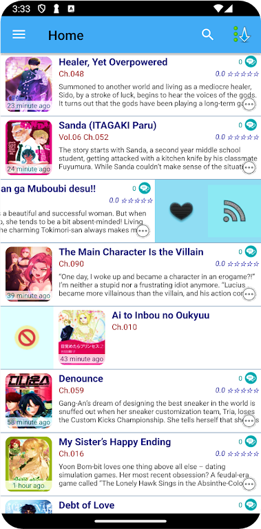 Manga World - Online Reader Tangkapan skrin 2