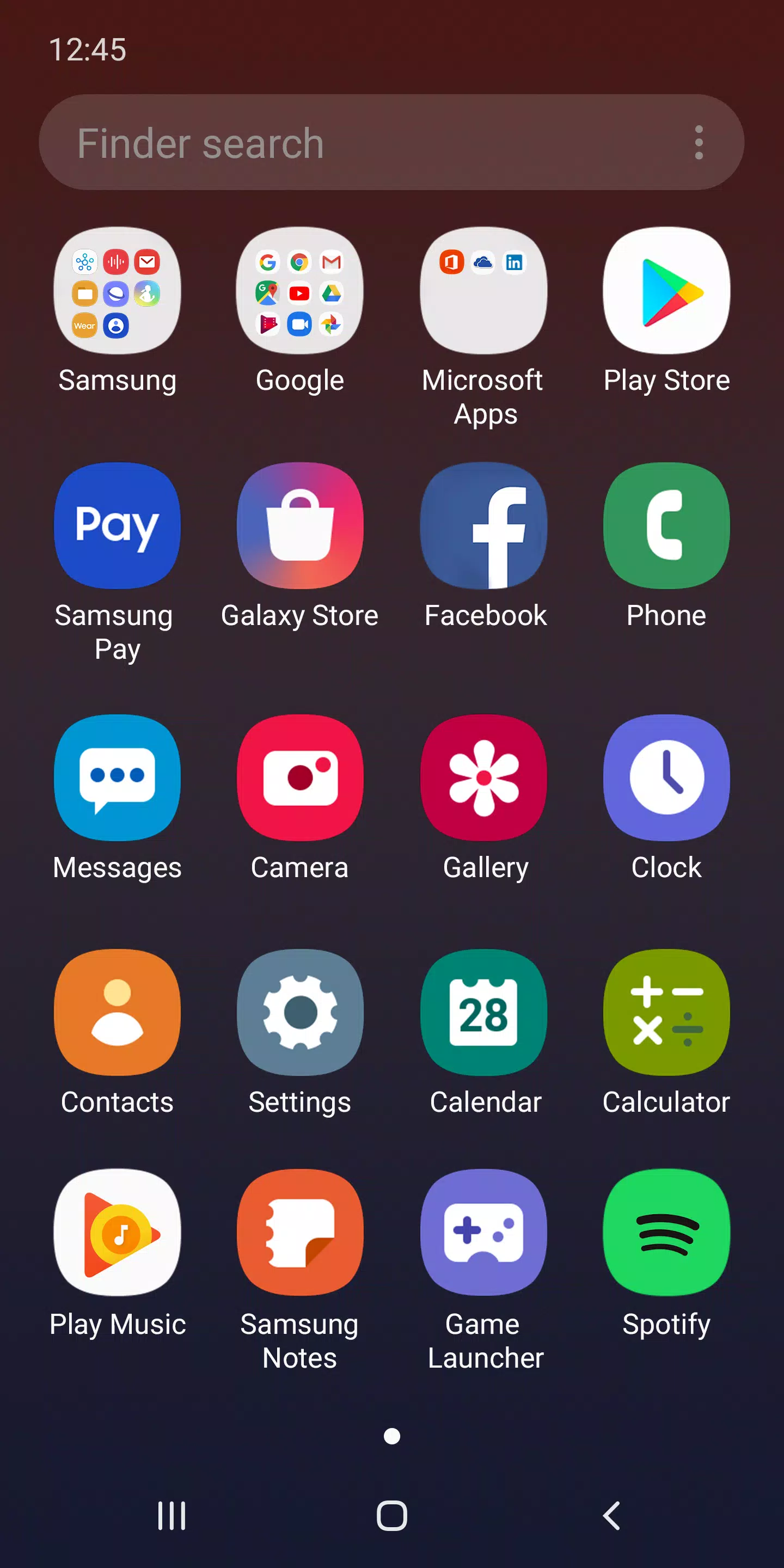 Samsung One UI Home ภาพหน้าจอ 1