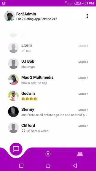 For 2 - Dating Messaging App Tangkapan skrin 3