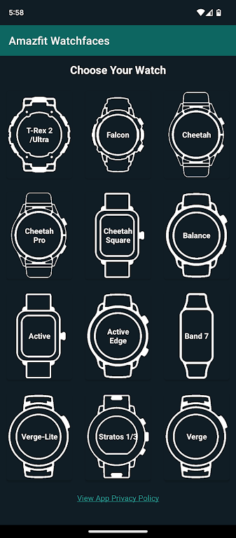 Watchfaces for Amazfit Watches Скриншот 0