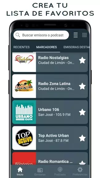 Radios de Costa Rica Online স্ক্রিনশট 2