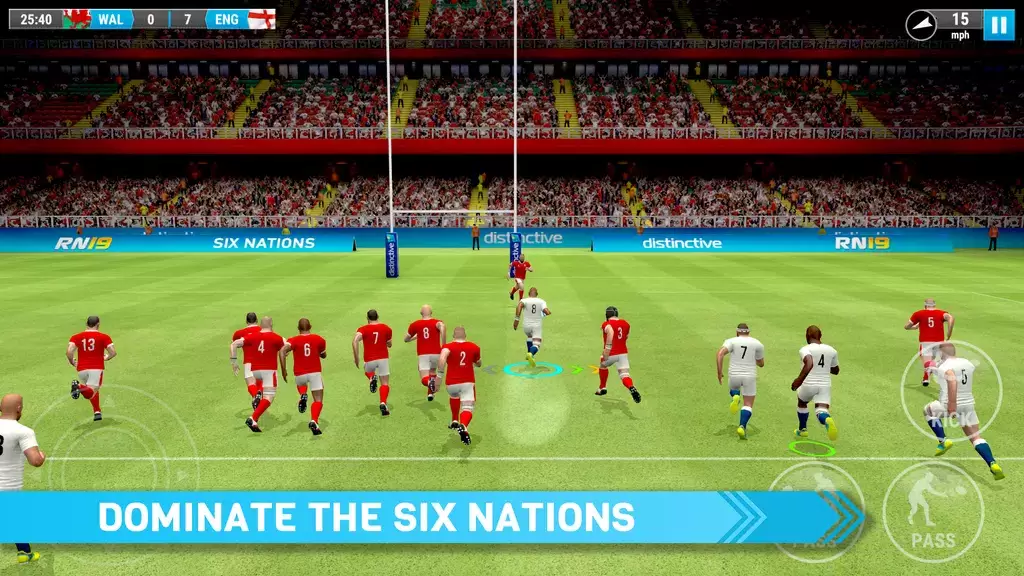 Rugby Nations 19 Captura de pantalla 0