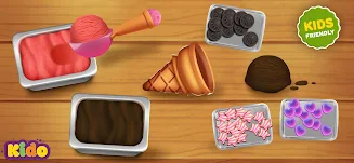 Ice Cream Making Game For Kids Tangkapan skrin 1