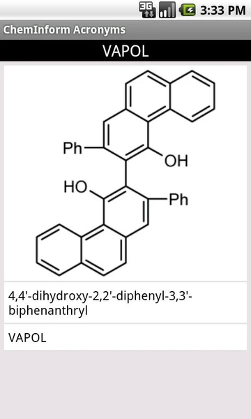 ChemInform Acronyms應用截圖第0張