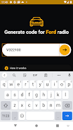 Ford radio code generator Zrzut ekranu 1