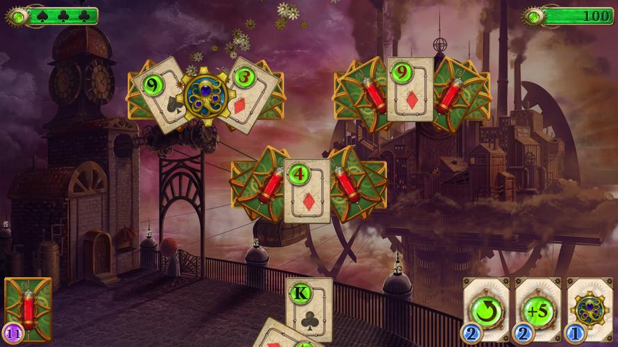 Steampunk Solitaire ဖန်သားပြင်ဓာတ်ပုံ 2