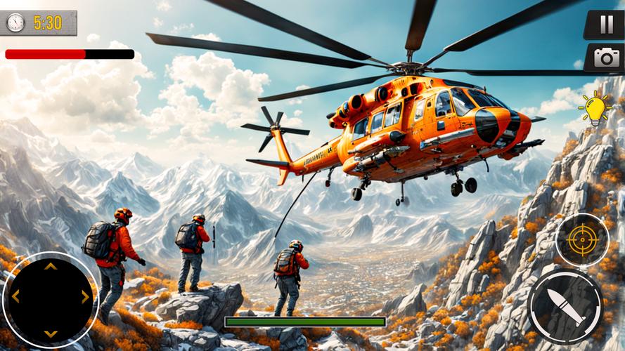 Gunship Battle Offline Game Captura de pantalla 2