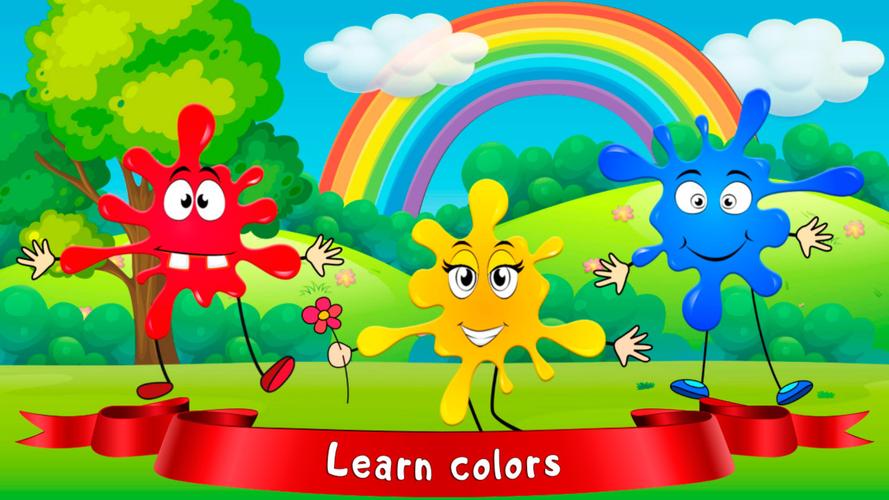 Learn Colors — Games for Kids Ekran Görüntüsü 0