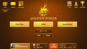 Golden Poker Ảnh chụp màn hình 1