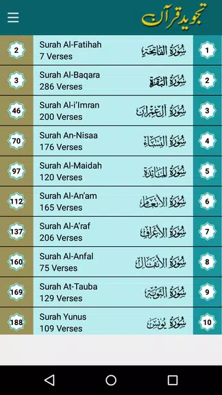 Tajweed Quran Pakistani - 16 l應用截圖第2張