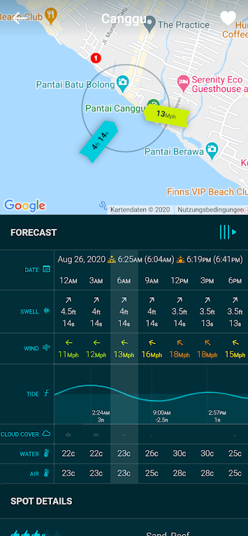 Spotadvisor Surf Forecast スクリーンショット 1