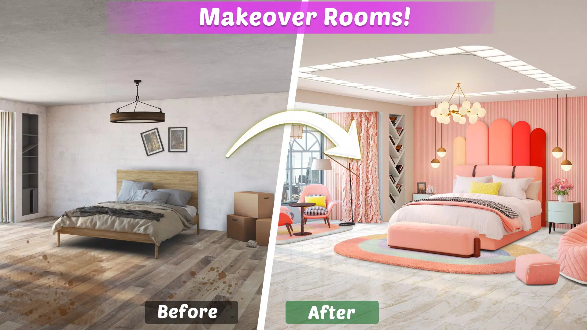 Redesign – My Home Design Game Скриншот 1