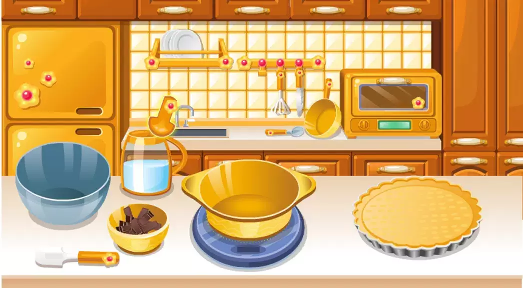 girls cooking games chocolate Captura de tela 2