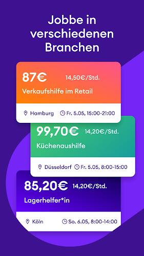 Zenjob - Flexible Nebenjobs Screenshot 2