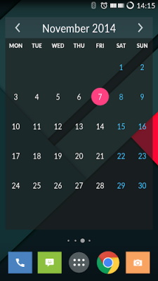 Month Calendar Widget by BiHSnow Tangkapan skrin 1