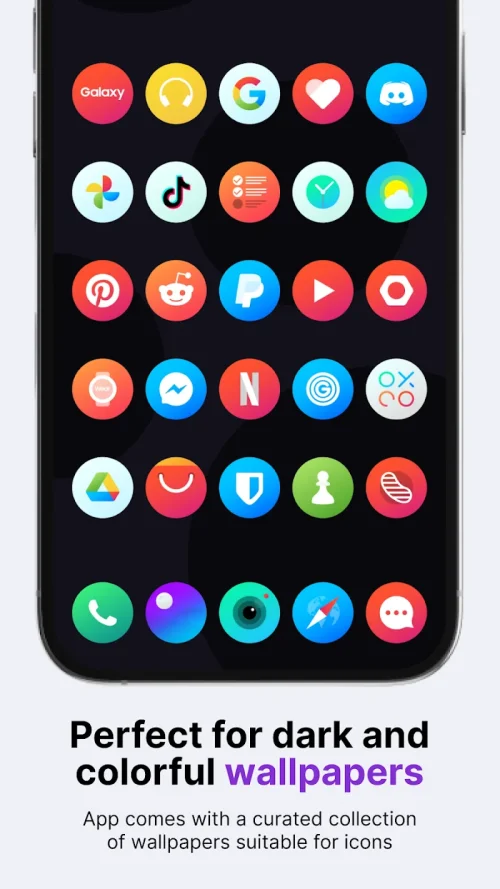 Schermata Hera Icon Pack: Circle Icons 1