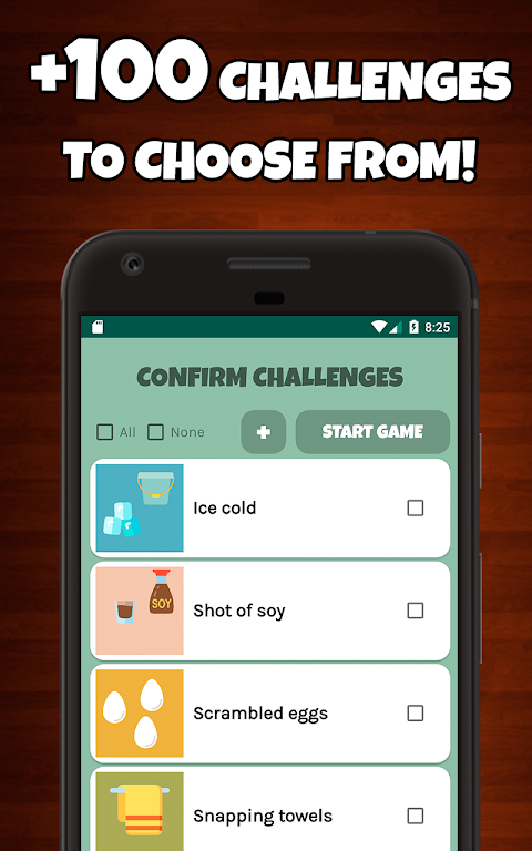 Silent Library Challenges: funny dares, party game Capture d'écran 1