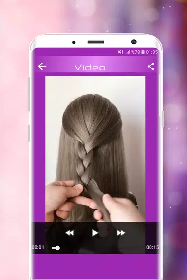 Hairstyles Step by Step Videos Schermafbeelding 3