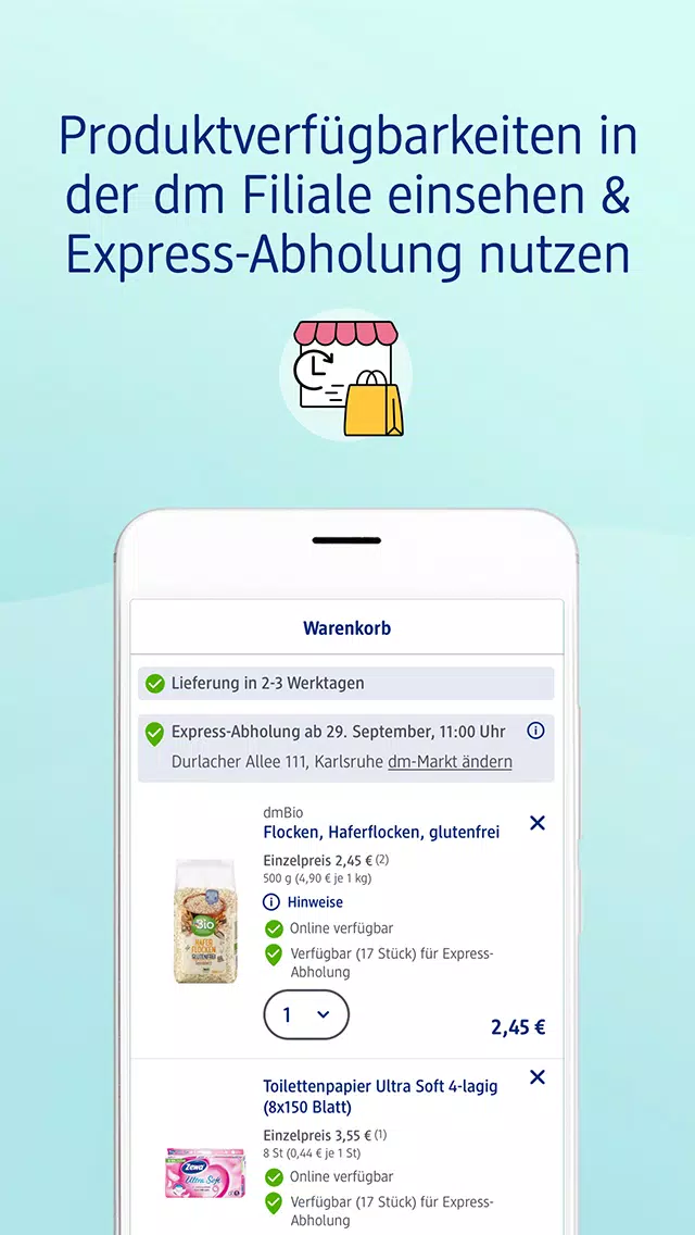 Schermata Mein dm 2