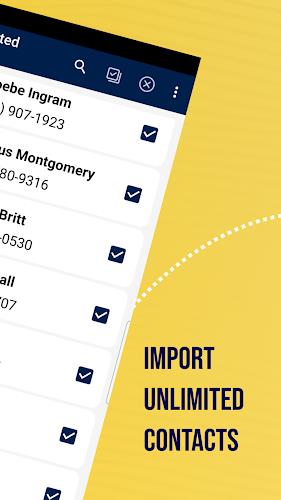 Vcf File Contact Import Capture d'écran 1