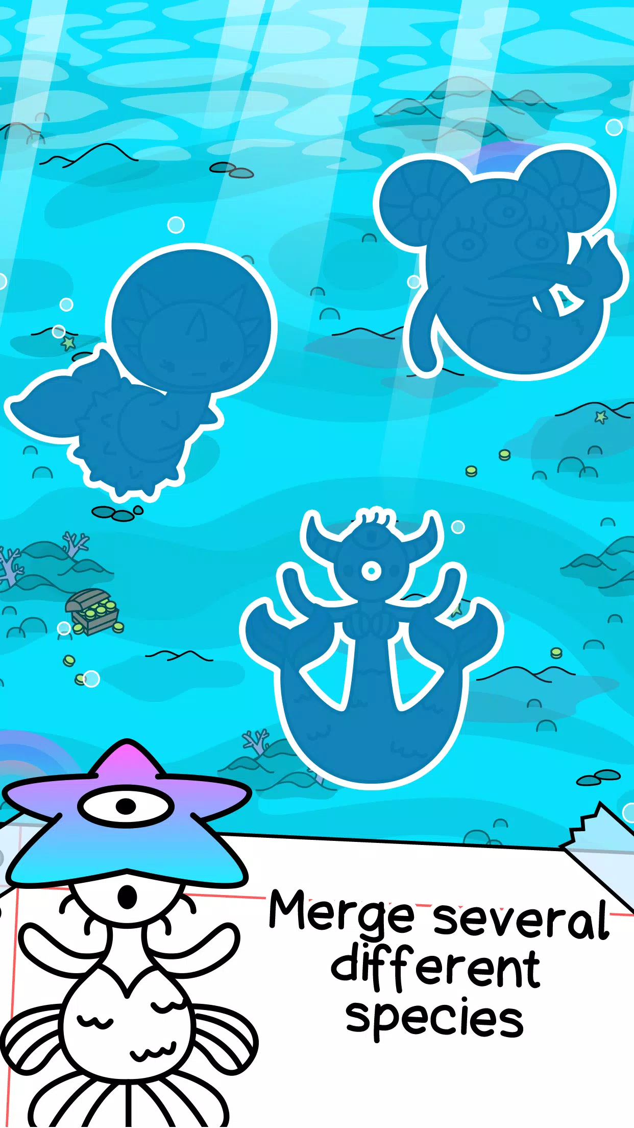 Mermaid Evolution: Merge Game Screenshot 2