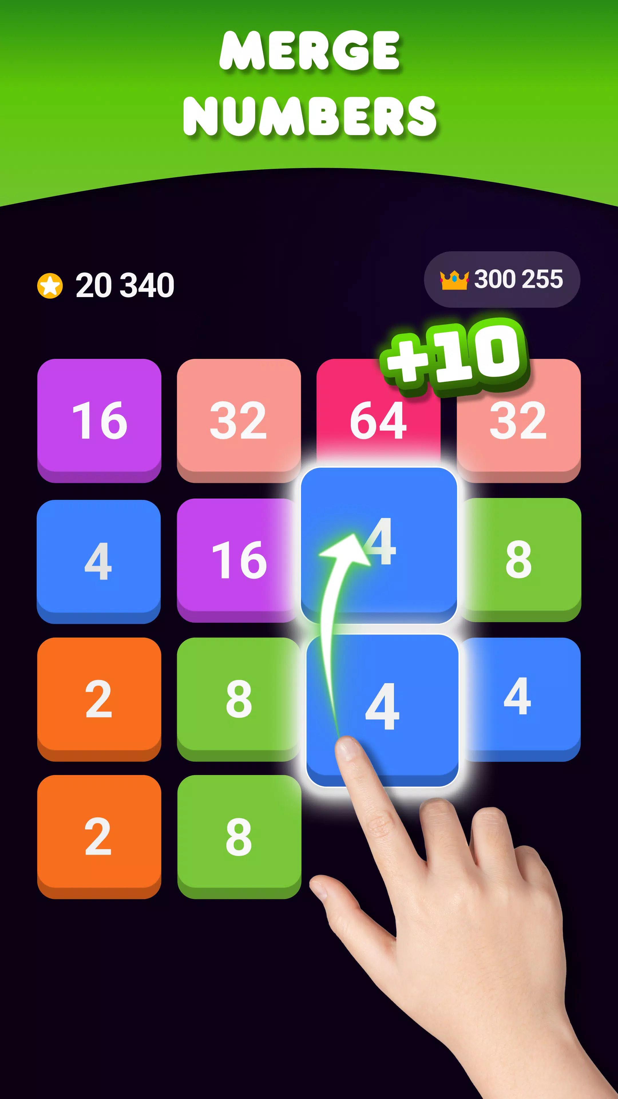 2048: Puzzle Game! Merge Block ภาพหน้าจอ 0