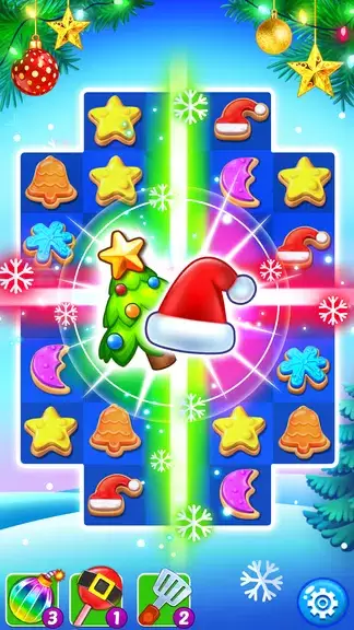 Christmas Cookie: Match 3 Game 스크린샷 0