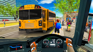 School Bus Transport Simulator ภาพหน้าจอ 1